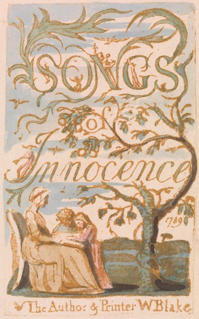 Songs of Innocence, Plate 2, Title Page (Bentley 3) by William Blake